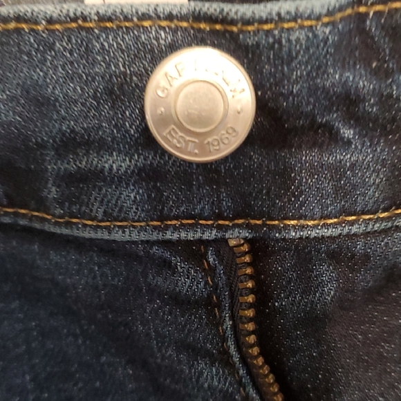 GAP Women's Straight Leg Jeans in Deep Blue - Picture 6 of 8